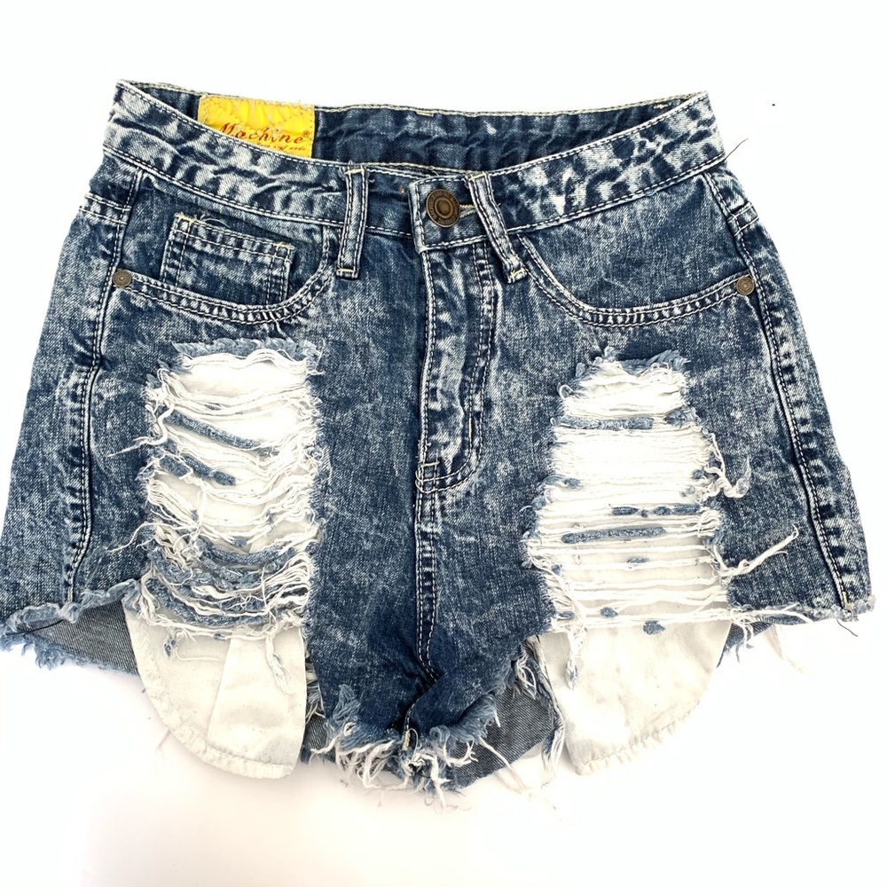 Machine Pour Neuf Mode Jean Shorts Sz 26